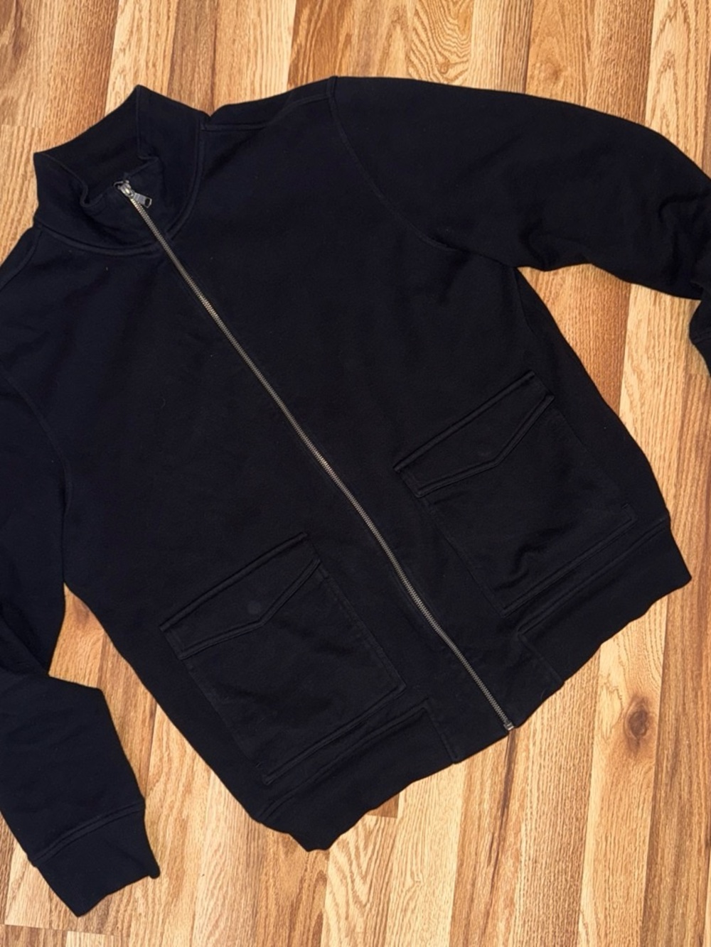 Banana Republic Men's Black Zip-Up Jacket